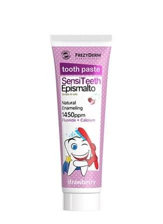 Дитяча зубна паста FrezyDerm з фтором 1450ppm Sensiteeth Epismalto Toothpaste , від 6 років, 50мл