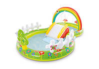 Детский игровой центр-бассейн с горкой Мой Сад Intex 57154