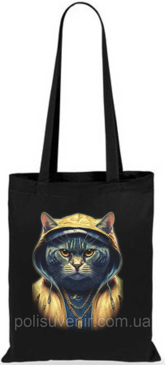 Еко сумка (шопер) чорний, фото 1