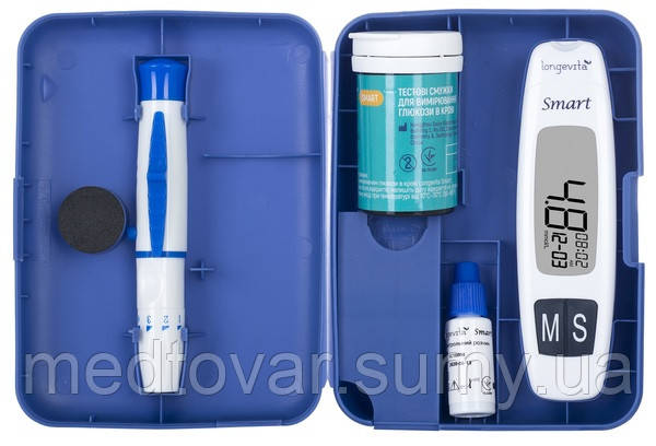 Купити Глюкометр (Вимірювач цукру) LONGEVITA Smart, ціна 450 ₴ - Prom ...