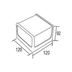 Світильник світлодіодний фасадний CUBE настінний, фото 3