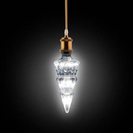 Лампа Світлодіодна декоративна "PINE" 2 W 6400 K E27, фото 3