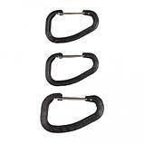 Набір 3 карабіна Чорні Wildo ACCESSORY CARABINER SET 15920102, фото 2