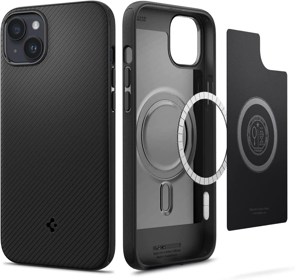 Чохол Spigen Mag Armor MagFit Matte Black для iPhone 14 Plus ACS04918