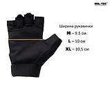 Тактичні Mil-tec Чорні рукавички Army Fingerless Gloves 12538502 розмір XL, фото 4