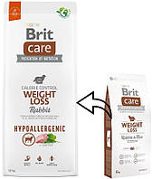 Brit Care Weight Loss Rabbit & Rice 12 кг корм для собак с избыточным весом.