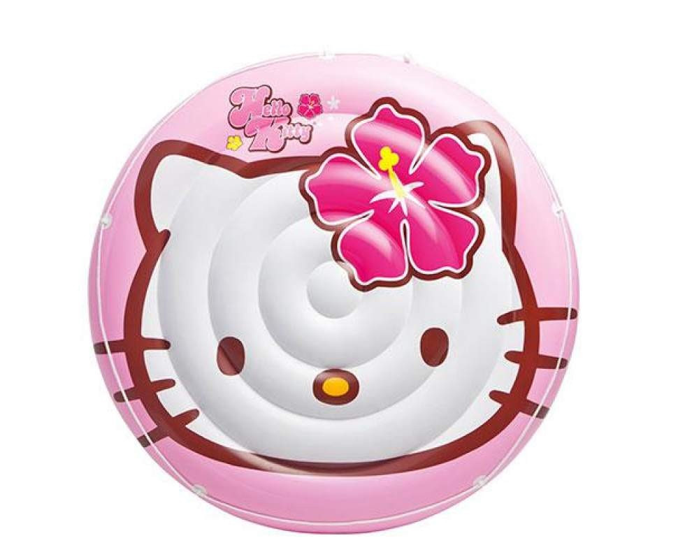 Дитячий надувний плотик Intex 56513 "Hello Kitty" (137 см)