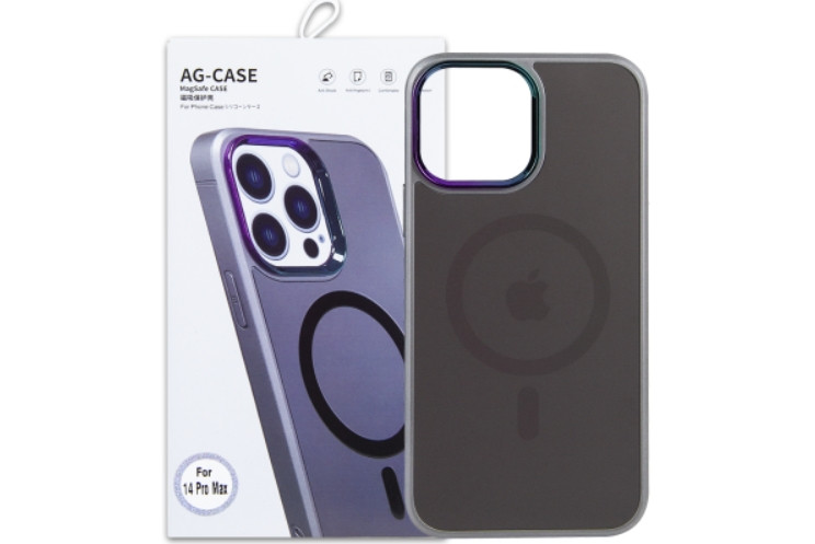 Чохол накладка "Magsafe AG Case" Iphone 14 Pro Max Grey, фото 1