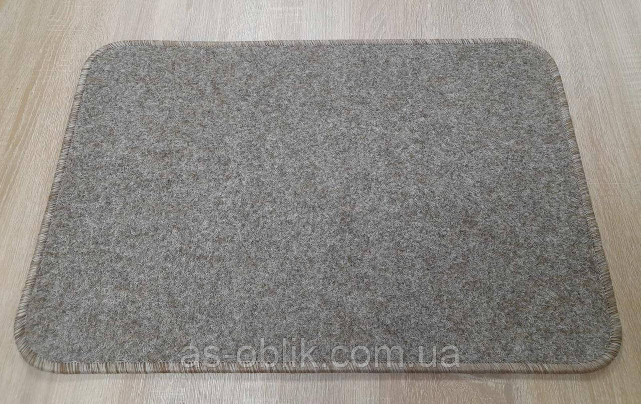 Килимок на гумовій основі Флін бежевий 60х40 см, фото 1