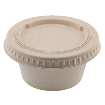 Соусник круглий ЕКО 60мл з кришкою (500шт/уп)