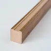 Декоративна рейка на стіну 25х30х2800 мм Пекан із МДФ, 1 шт., фото 2