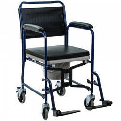 Складна каталка для інвалідів з санітарним оснащенням OSD-YU-JBS367A (код 342)