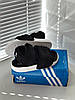 Чоловічі та жіночі босоніжки сандалі Adidas Adilette Black (Чорні) Літні Адідас Адилет текстиль легкі літо, фото 5