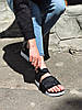 Чоловічі та жіночі босоніжки сандалі Adidas Adilette Black (Чорні) Літні Адідас Адилет текстиль легкі літо, фото 11