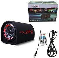 Активный Акустический Сабвуфер в Автомобиль для Дома Бочка ZPX Audio ZX 10Sub 1000w Bluetooth Колонка в Машину