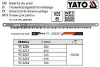 Полотно для лучкової ножовки YATO Польща HCS 65 l=300 мм YT-3230