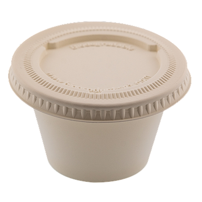 Соусник круглий ЕКО 130мл з кришкою (2000шт/уп)