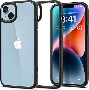 Чохол Spigen Ultra Hybrid Matte Black для iPhone 14 Plus  ACS04895