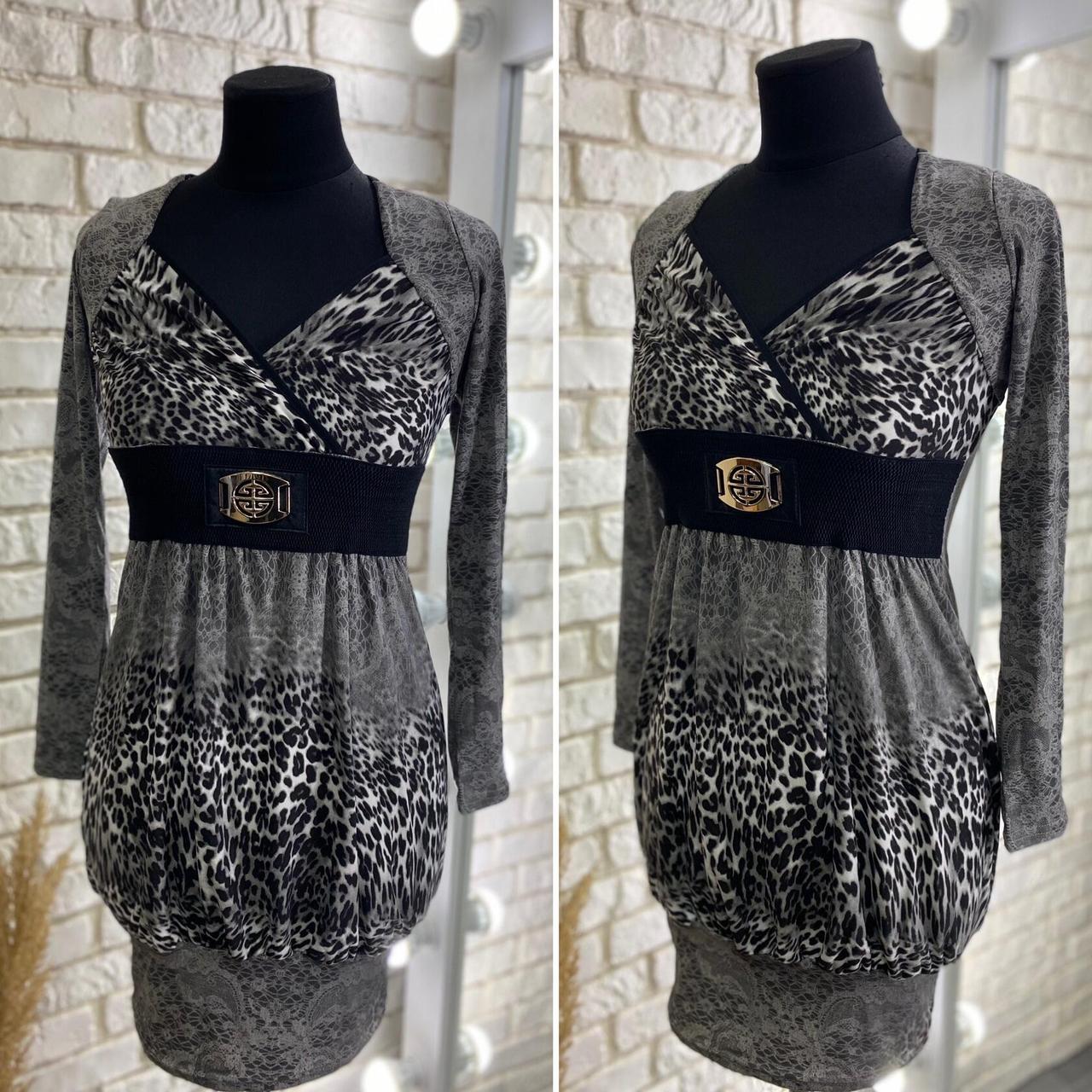 Стильное женское Платье-Туника, ткань "Трикотаж" размер 42 (ID ...