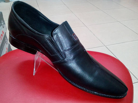 Класичні чоловічі туфлі 45 розмір шкіряні L-style, фото 2