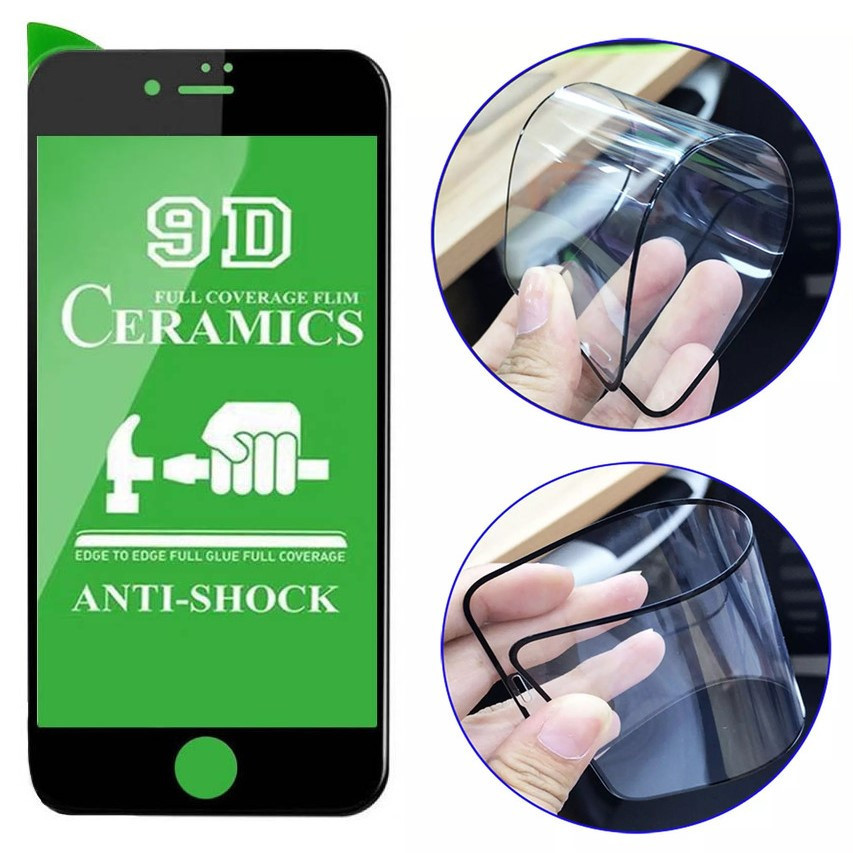 Скло захисне CERAMiCS 9D для iPhone 6- чорний