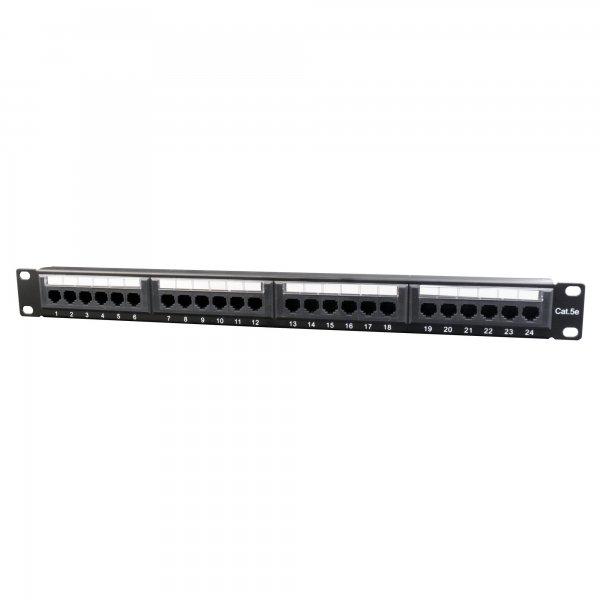 Патч панель Cablexpert NPP-C524CM-001, 24 порти, Cat5e