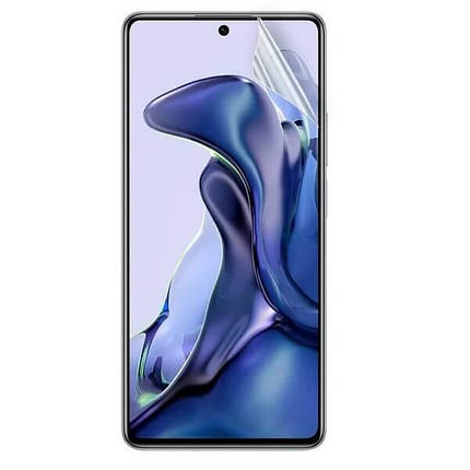 Гідрогелева захисна плівка Crystal Mirror на Xiaomi Mi 11 Lite 5G NE на весь екран прозора, фото 1