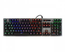 Клавіатура Bloody B760 сіра, механiчна ігрова, LK Green перемикачі, USB