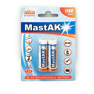 Акумулятори AA (KR6) MastAK 1100mAh (2шт.)