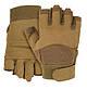 Рукавички Mil-Tec з короткими пальцями Coyote 12538519 PeremogaUA, фото 4
