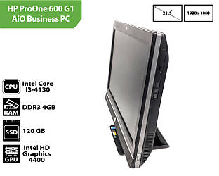 Моноблок HP ProOne 600 G1 AiO Business PC (Core i3-4130/ 4GB / SSD 120 Gb)