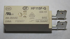 Реле HF115F-Q/006-1D  6VDC,