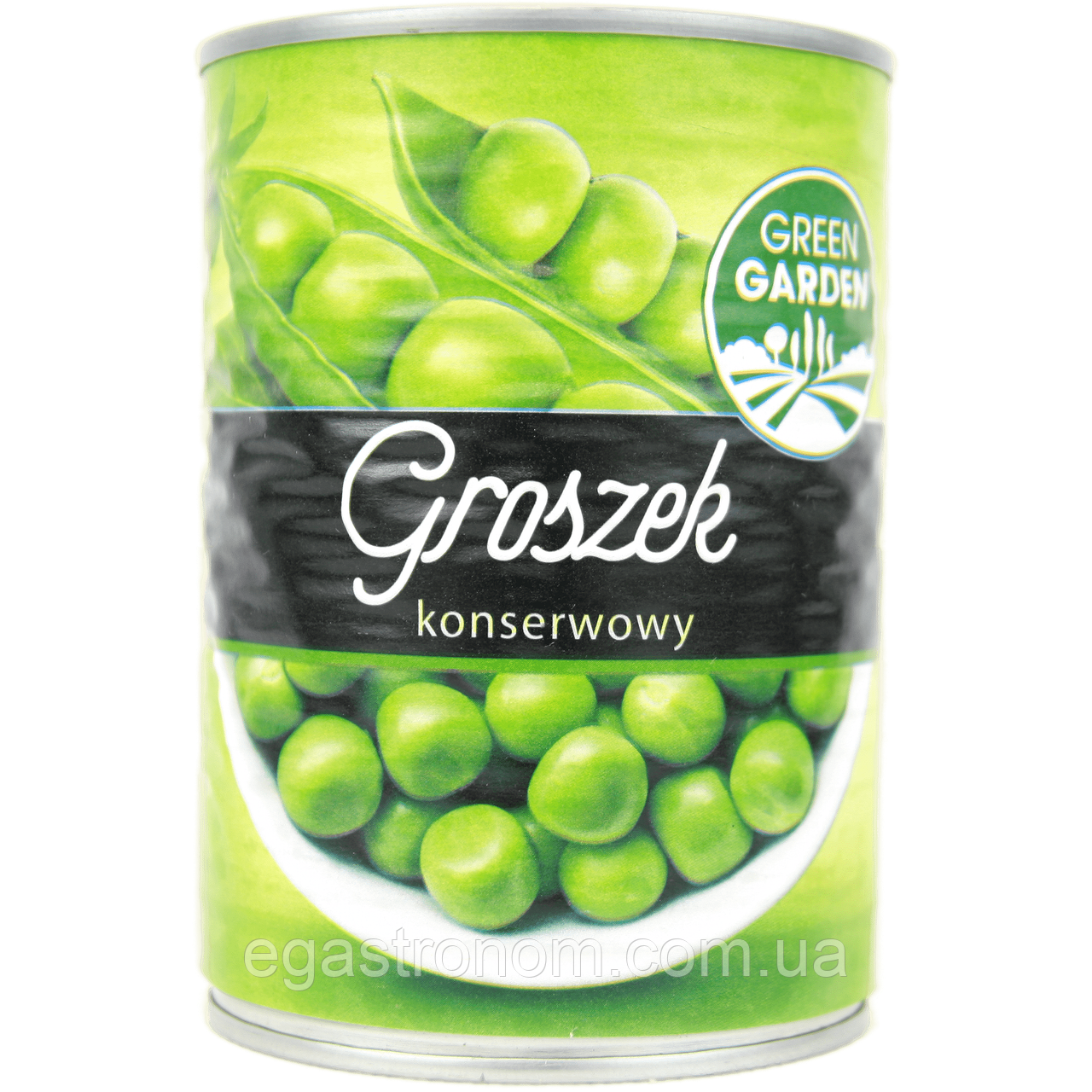 Горох консервований Грін Гарден Green Garden 400g 10шт/ящ (Код: 00-00014543)