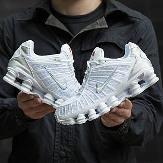 NIKE W NIKE SHOX TL ホワイト (27 cm) Nike SHOX TL (White)