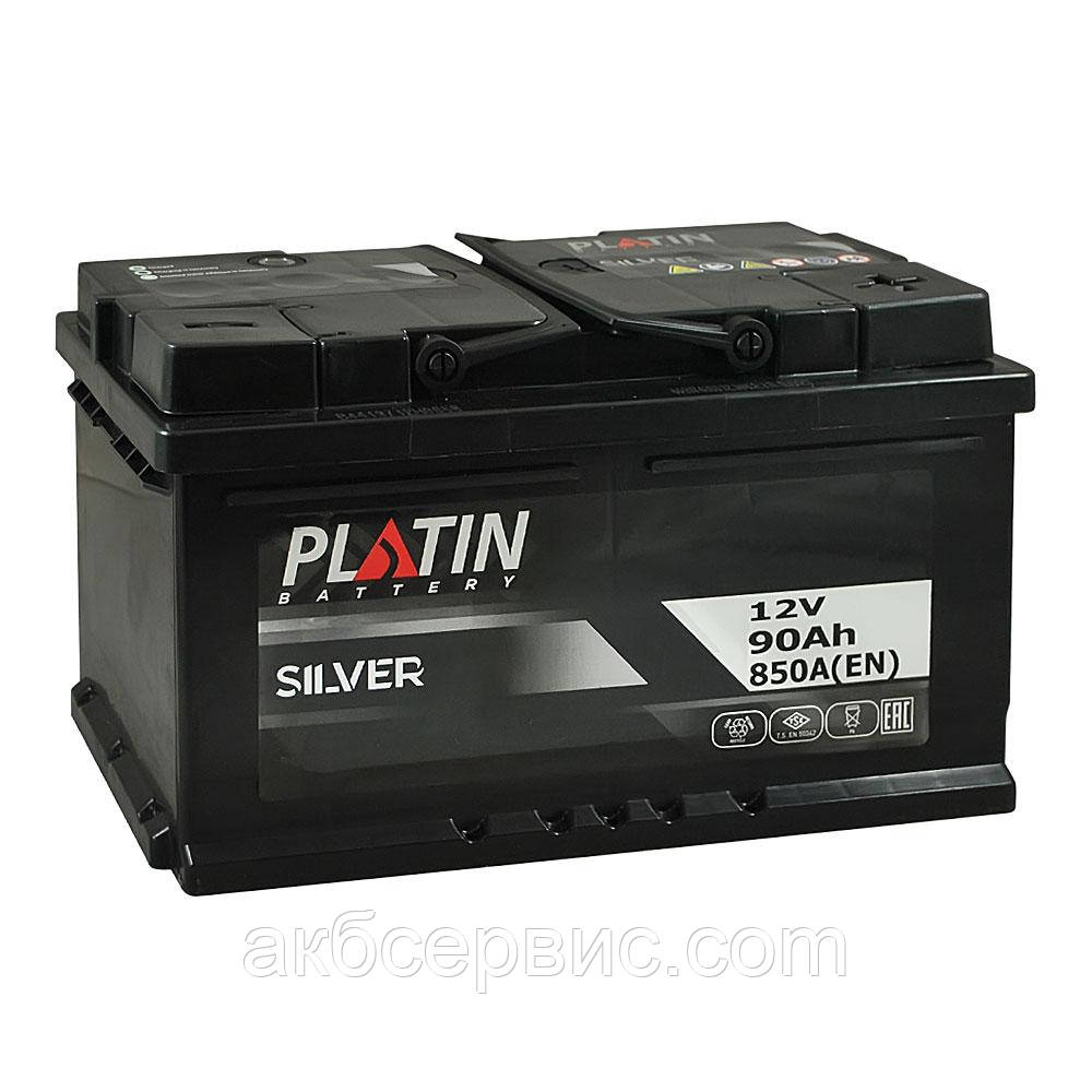 Акумулятор автомобільний PLATIN Silver 6СТ-90 АзE