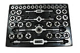 Набір мітчиків та плашок MAXI (М2-М18) 110 од. Kraft & Dele KD10250, фото 7
