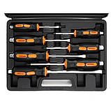 Набір ударних викруток CrV (Phillips+Slotted) 7 шт. у кейсі Kraft & Dele KD10899, фото 6