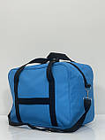 Сумка(ручна поклажа) Польща синя 40х30х20см/24л/0.5кг/Fly 0234, фото 5