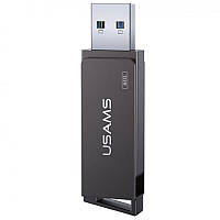 Флеш накопичувач USAMS US-ZB196 USB3.0 Rotatable High Speed Flash Drive 64 Gb, Iron-grey