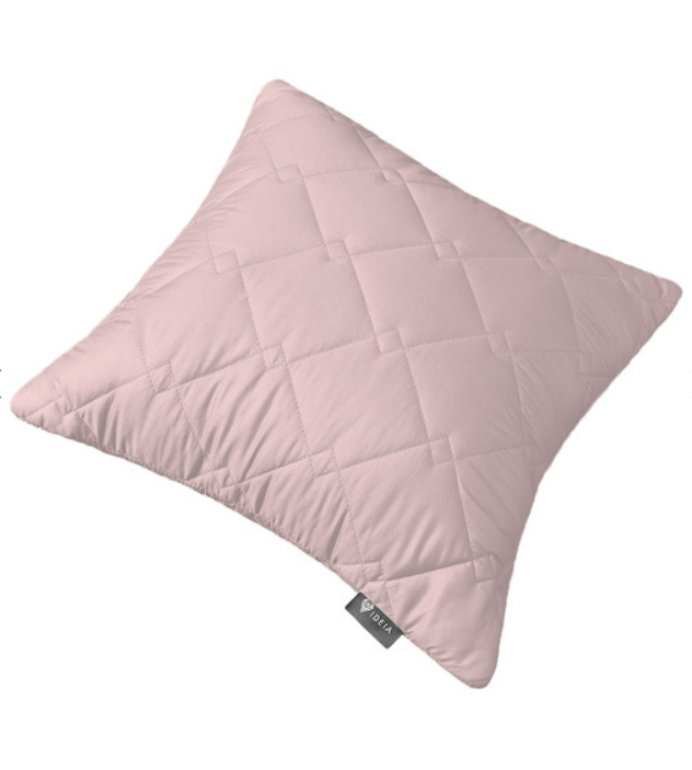 Подушка декоративна 45х45 стьобана якісна антиалергічна, подушка 45*45 Пудровий, фото 1