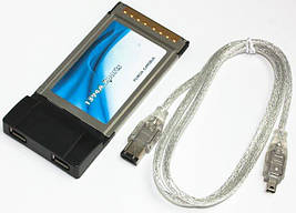 Адаптер Winstars WS-CB1394x2, PCMCIA, IEEE1394 2 порта