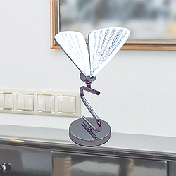 Приліжковий світильник метелик колір Сріблястий Diasha TD8022HR