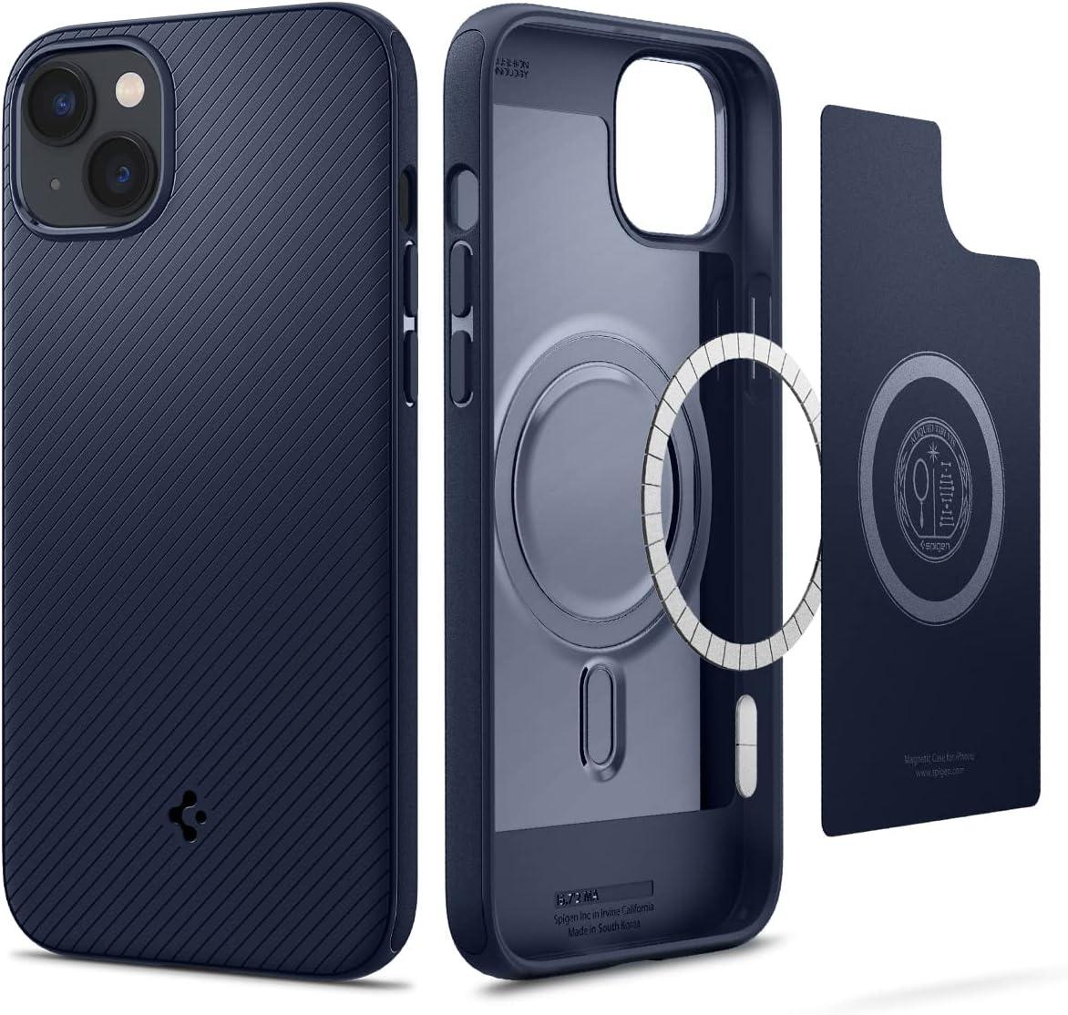 Чохол Spigen Mag Armor MagFit Navy Blue для iPhone 14 Plus ACS04919