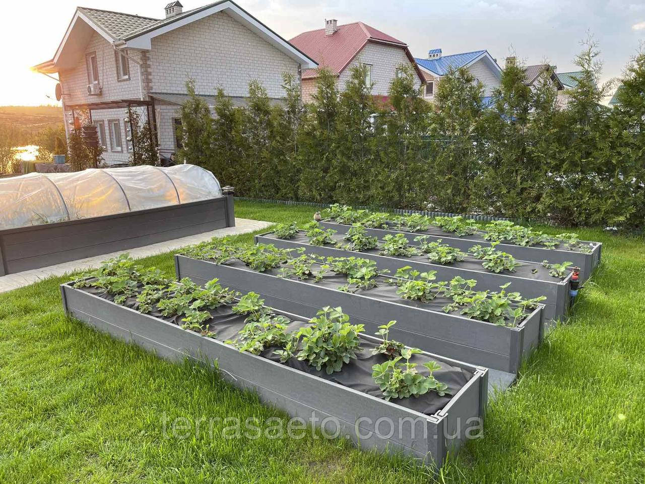 Купить Голландские высокие грядки (комплект материала) из ДПК - высотой ...