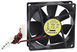 Вентилятор FANCASE-4 для корпуса, 4-pin роз'єм, 80х80мм