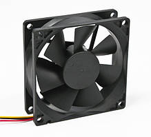 Вентилятор FANCASE/ball, для корпуса, 3-pin міні роз'єм, з шарикопідшипником, 80х80мм