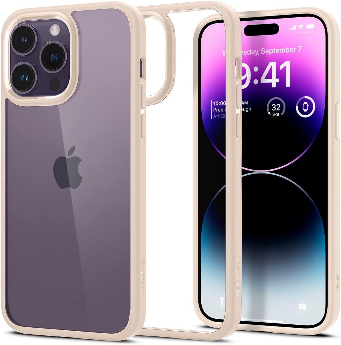 Чохол Spigen Ultra Hybrid Sand Beige для iPhone 14 Pro Max ACS04819