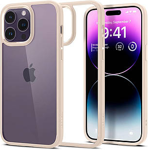 Чохол Spigen Ultra Hybrid Sand Beige для iPhone 14 Pro Max ACS04819