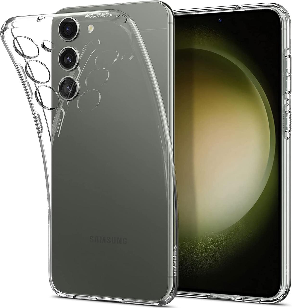 Чохол Spigen для Samsung Galaxy S23 Plus - Liquid Crystal, Crystal Clear (ACS05662)
