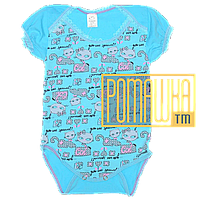 56-62 0-3 мес боди футболка летний бодик детский с короткими рукавами для новорожденной девочки 4178БРЗ